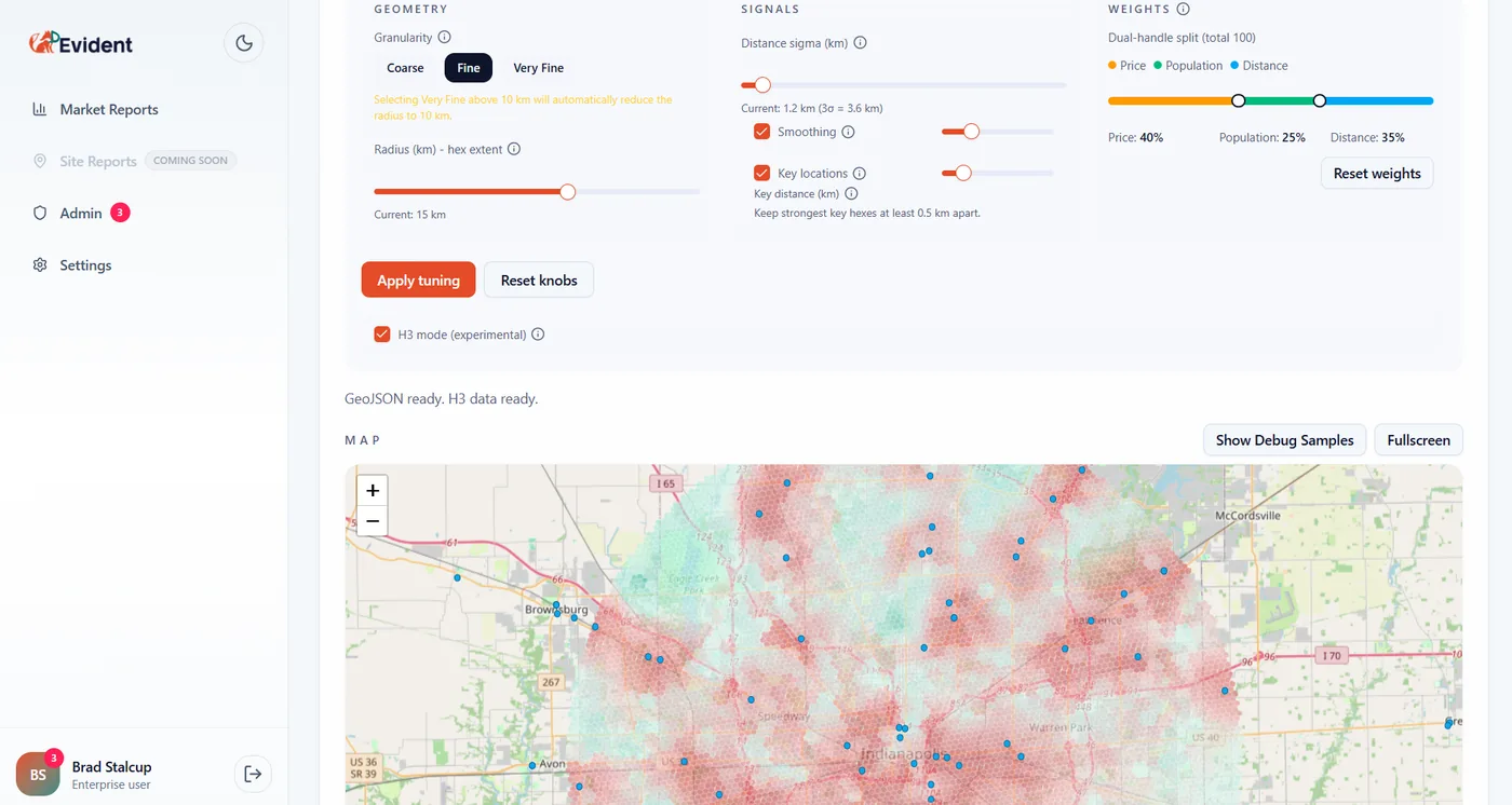 Website section screenshot